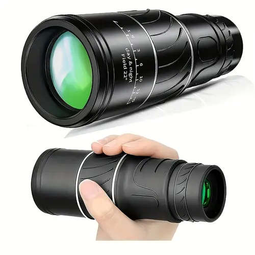 1pc 10X42 High-Powered Monocular Telescope for Adults 10X HD Optical Clarity Compact Design Manual F