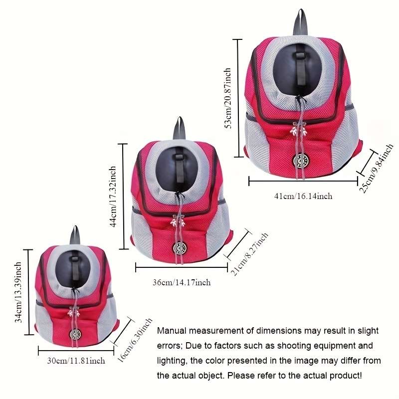 1pc Bluesize L Pet Bag