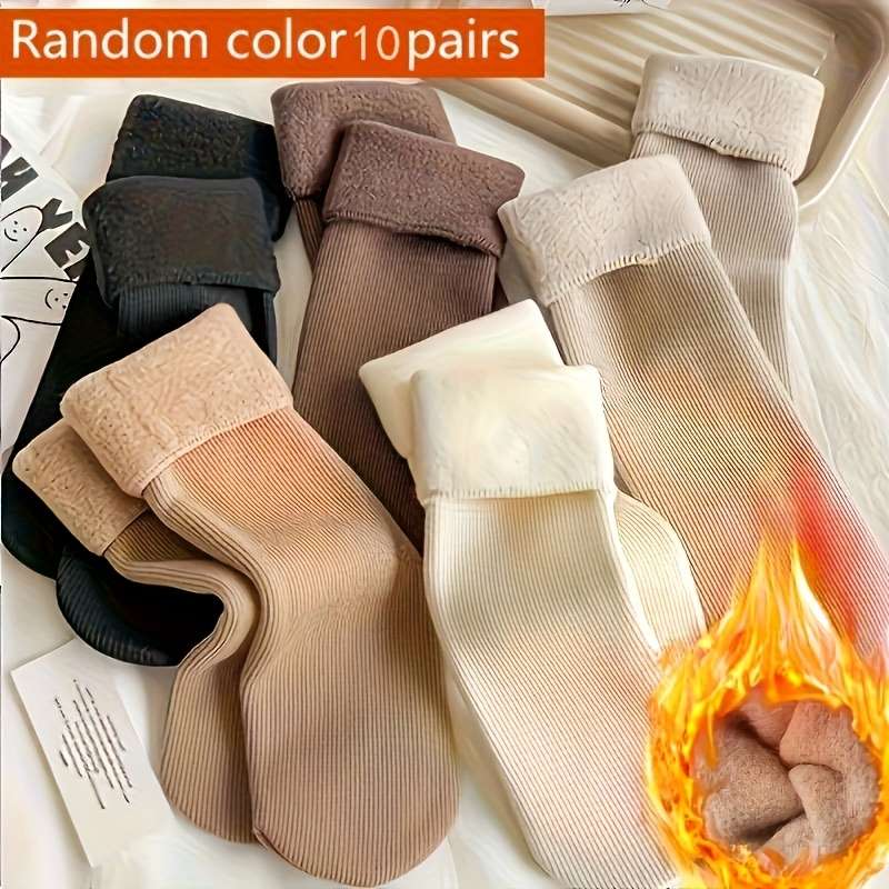 Sock 6 Pairs Of Mixed Color Floor Socks  One Size