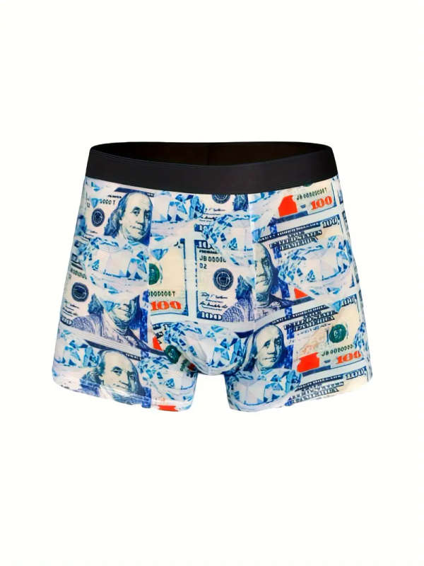 10pcs Men's Ice Silky Boxer Briefs Size XXL Breathable Stretchy Sports Casual Underwear with Random