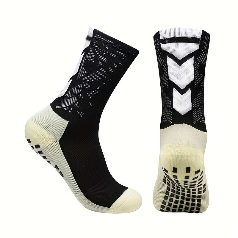 4 Pairs White Blue One Size High Elastic Socks