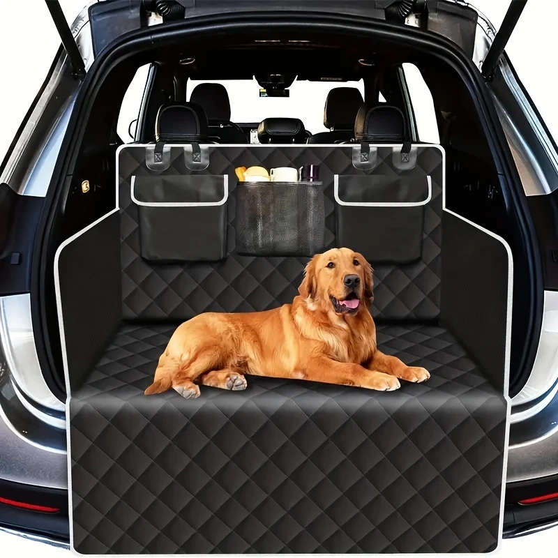 Car Rear Seat Cushion With Integrated Pet Holder