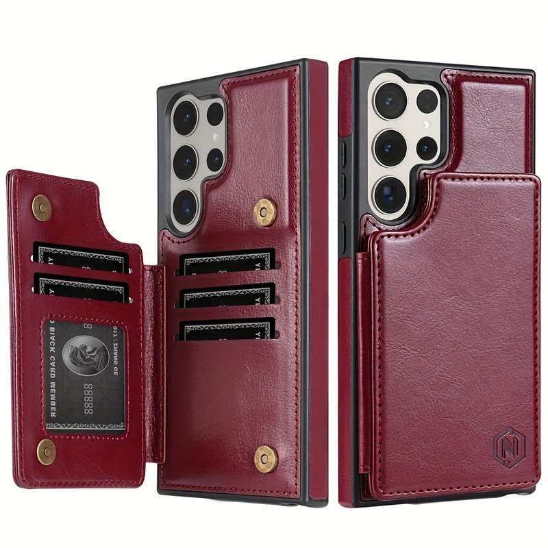 1pc crimson For Samsung Galaxy S25 Ultra Phone Cases