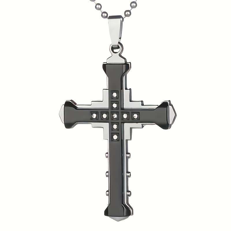 1 Piece Silvery Jesus Theme Pendant