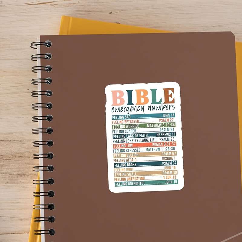 1pc Colorful Jesus Christian Themed Stickers