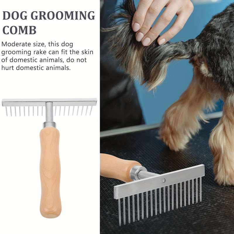 1pc Silvery Pet Comb