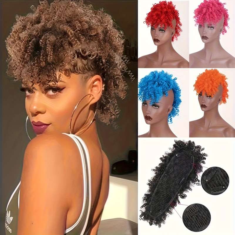 1Pc Red 40.64cm Fashion Design Wig