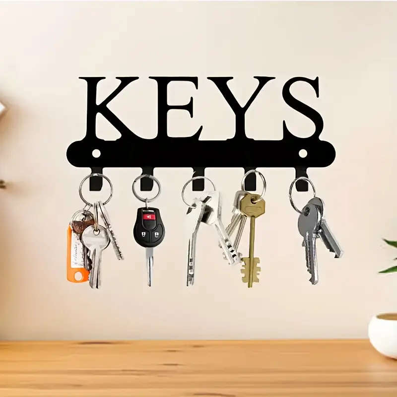 1 Metal Wall-Mounted Keychain