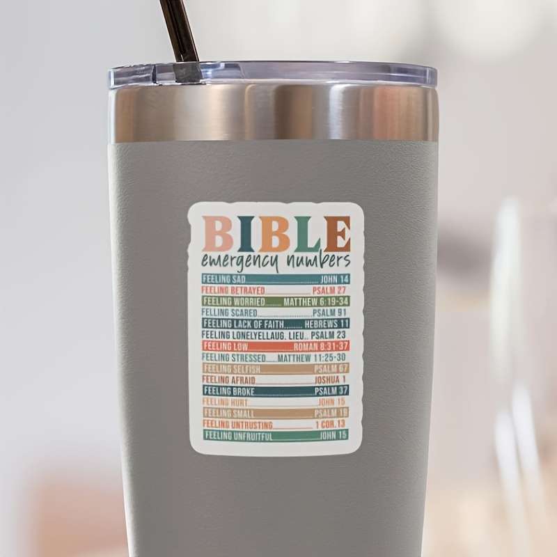 1pc Colorful Jesus Christian Themed Stickers