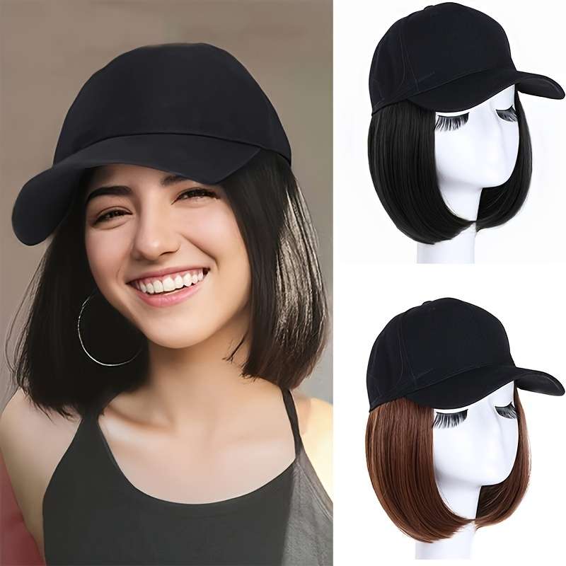 1Pc Black 30.48cm Fashion Design Wig