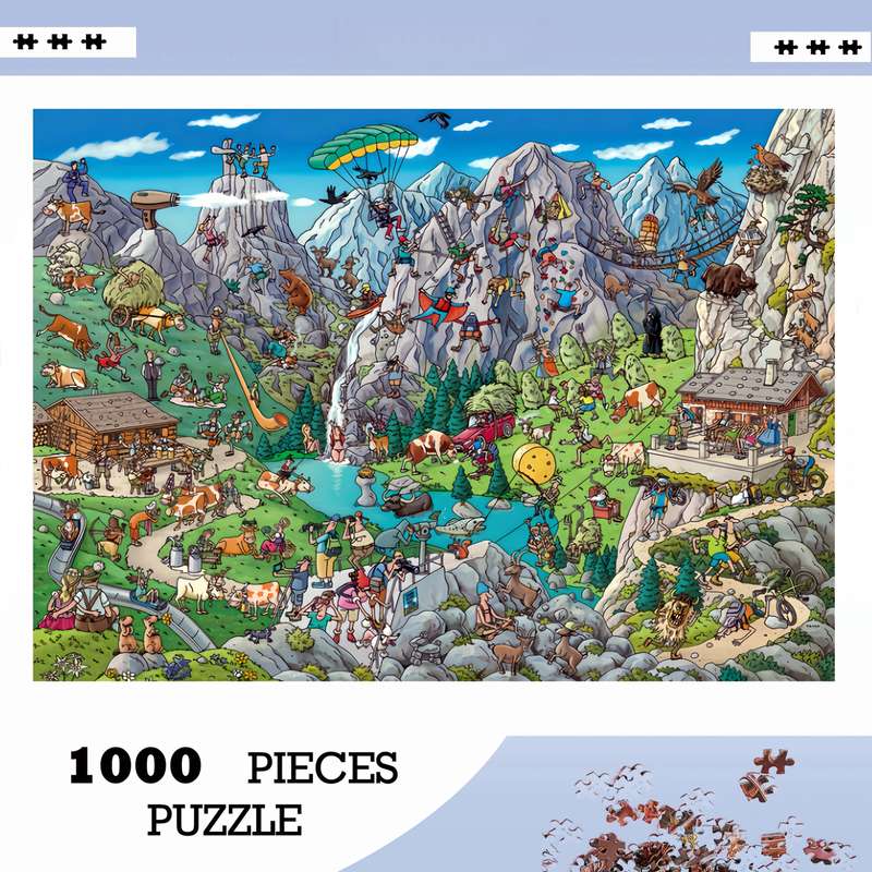 1000 Piece Paper Jigsaw Puzzle For Adults
