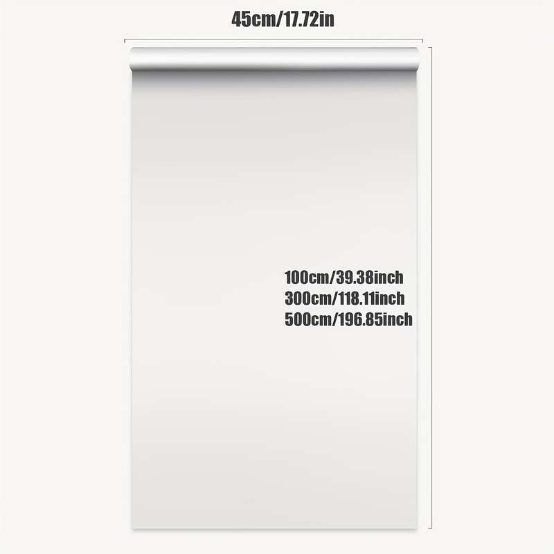 1PC Wall StickersTransparent45X100cm   17.7X39.4in