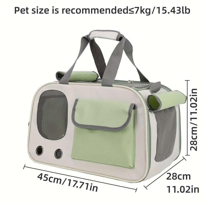 1pc Greensize One size Pet Bag