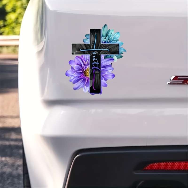 1pc   14.0cmx9.98cm Jesus Christian Themed Stickers