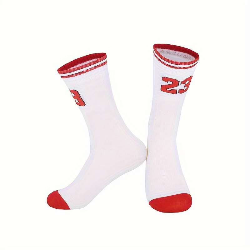 1 Pair Red  Socks