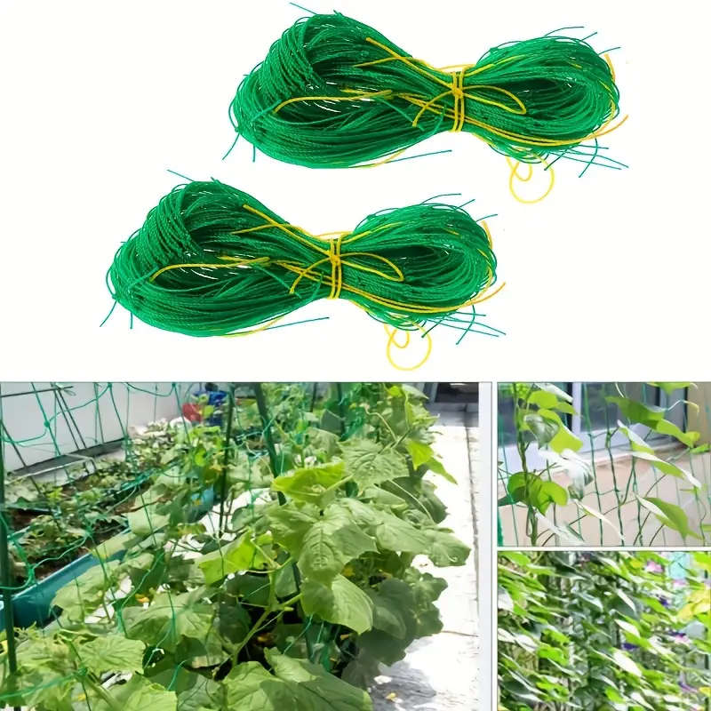 Set Of 2 Sturdy Pvc Garden Trellis Netting
