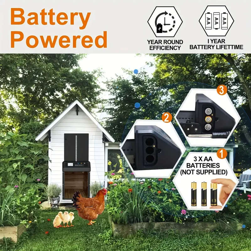 Automatic Chicken House Door With Timer