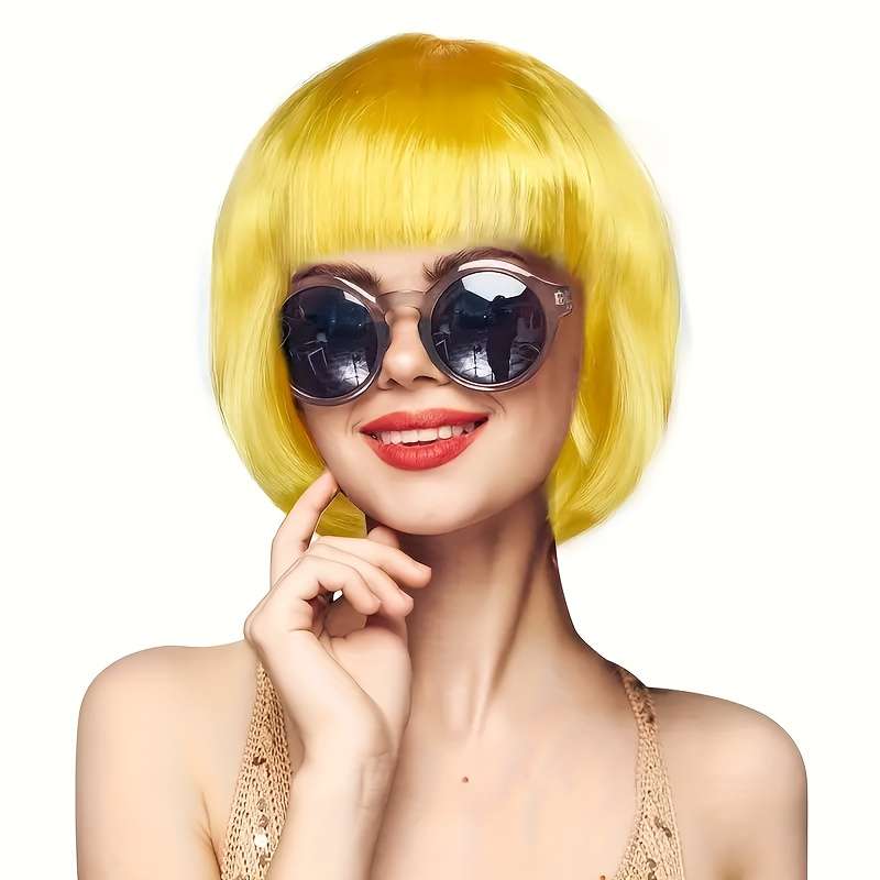 1Pc Blue Fashion Design Wig