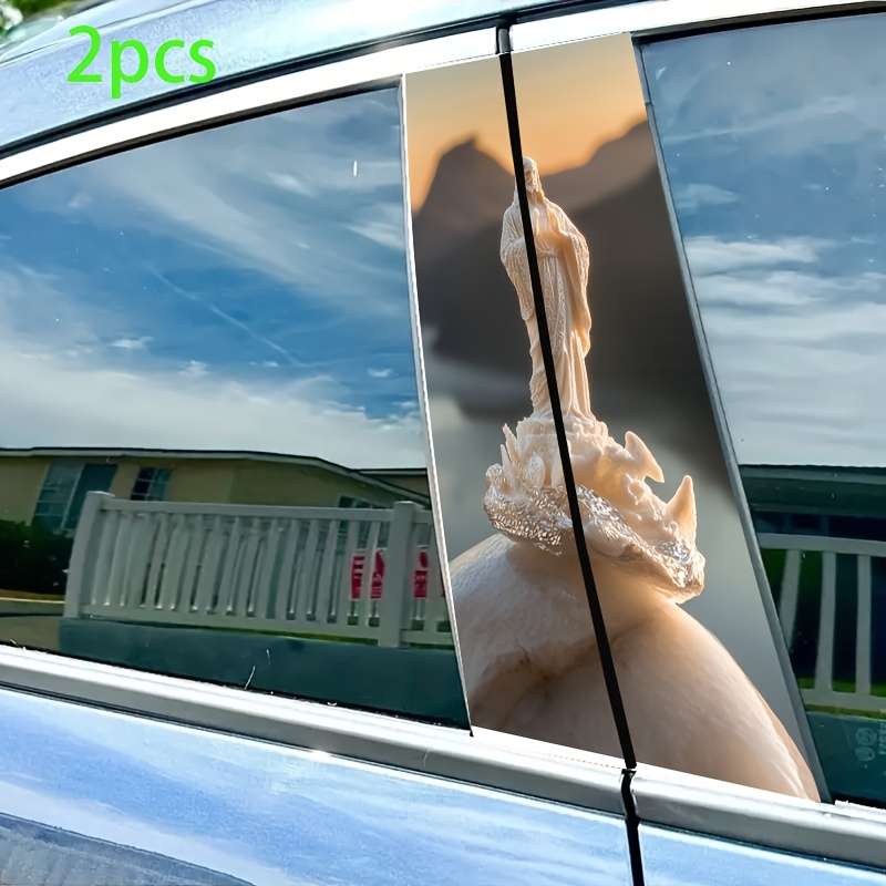 2pcs Jesus Christian Themed Stickers