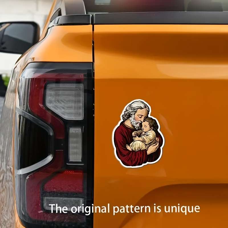 1pc Jesus And Baby 10.5cm  4.13in Jesus Christian Themed Stickers