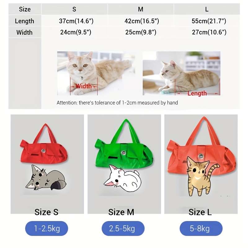 1pc Greensize S Cat For 1 2kg Pet Bag