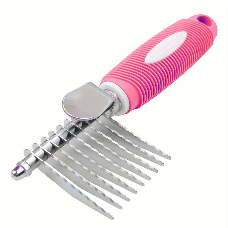 1pc Purple Size Medium Pet Comb