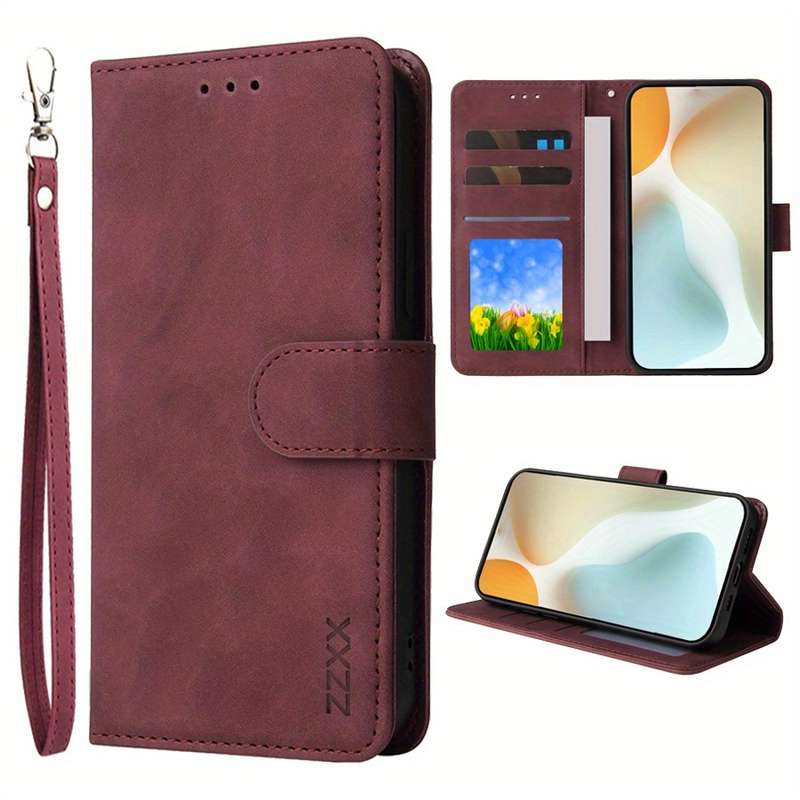 1pc Wine Red For Samsung Samsung S21 FE Phone Cases