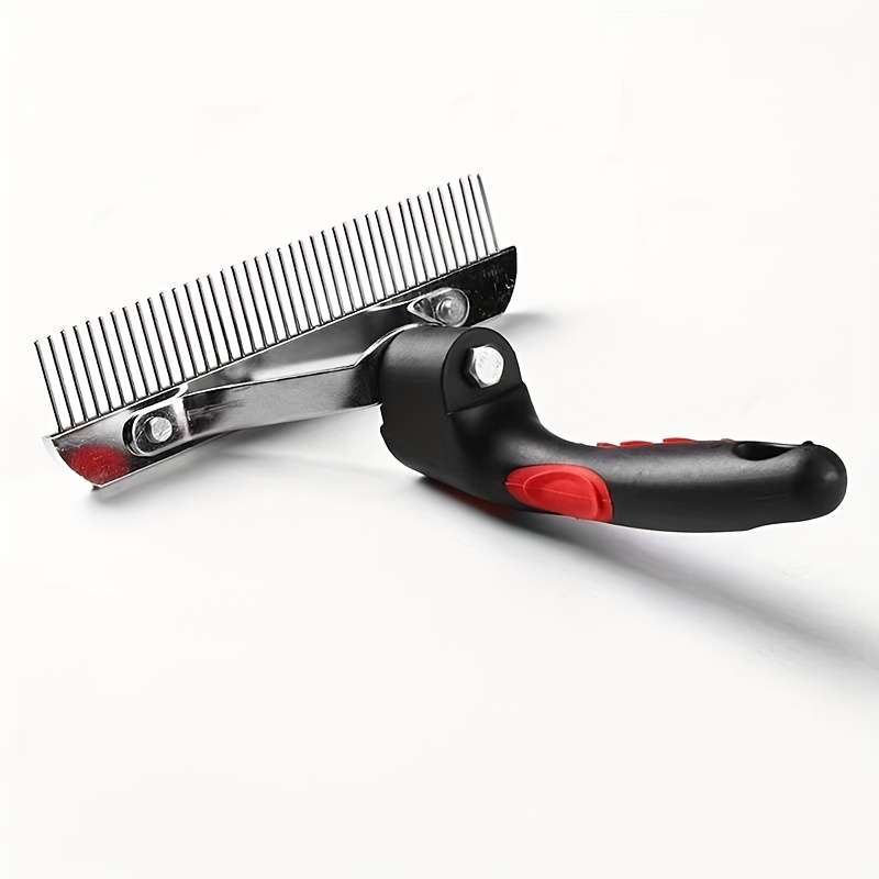 1pc Wood Color Pet Comb