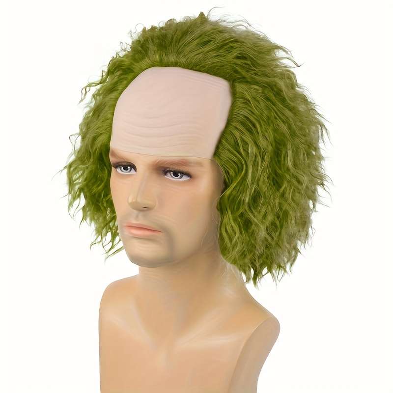 1Pc Green Fashion Design Wig