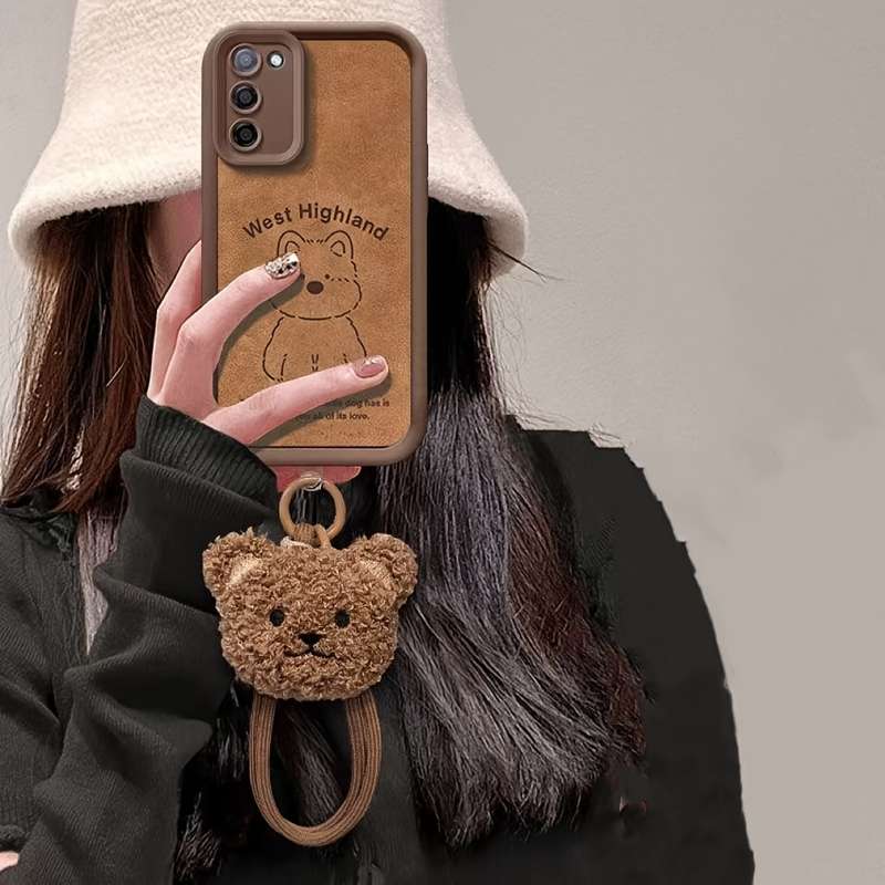 1pc A Brown For Samsung Galaxy A55 5G Phone Cases