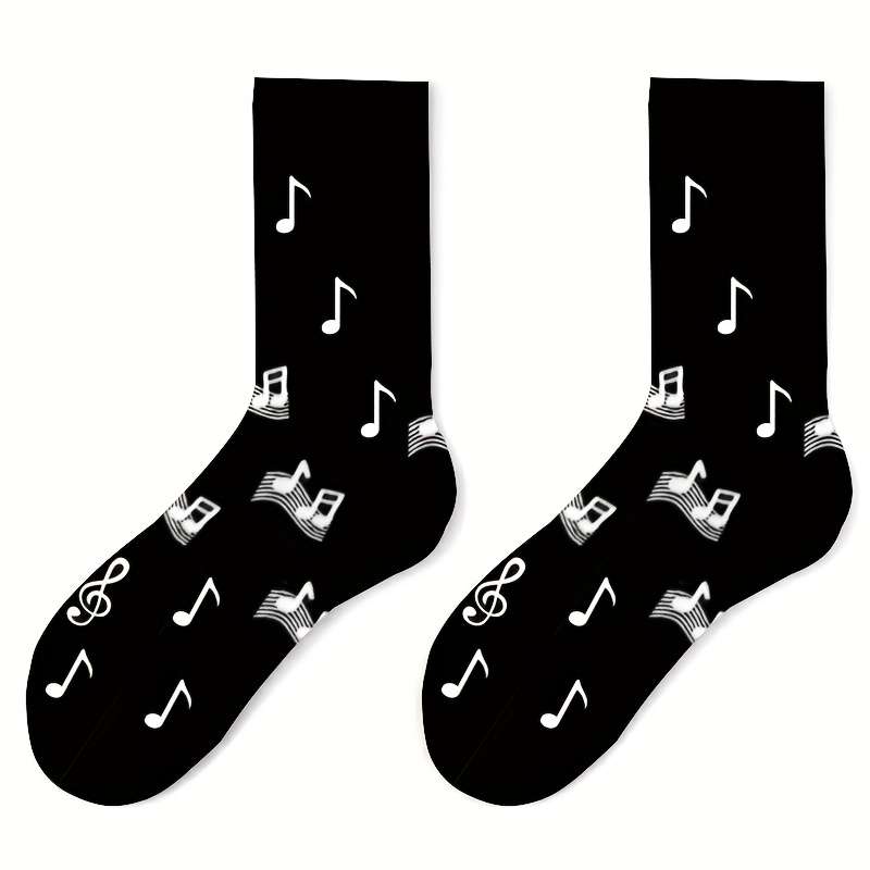 1 Pair Photo Color One Size Socks