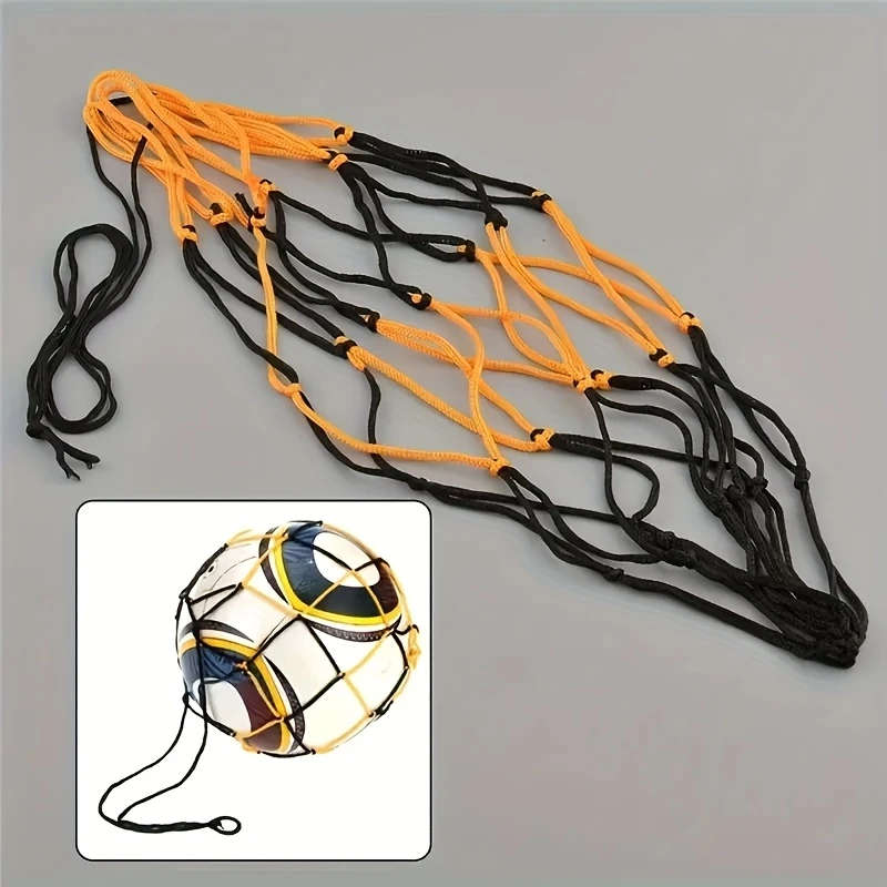 1pc Durable Nylon Sports Ball Net Bag