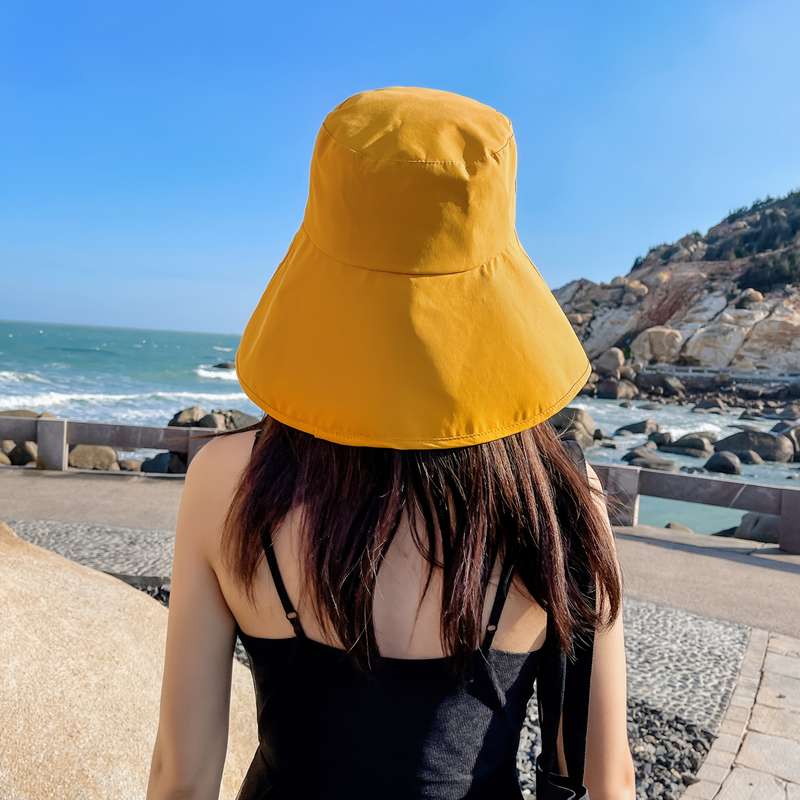 1pc Women'S Lightweight Breathable Sun Hat with Extended Brim and Face Shade Perfect for Cycling