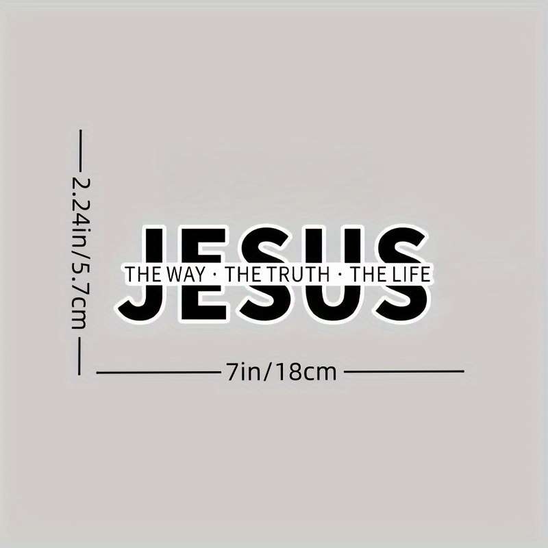 1pc Jesus Christian Themed Stickers