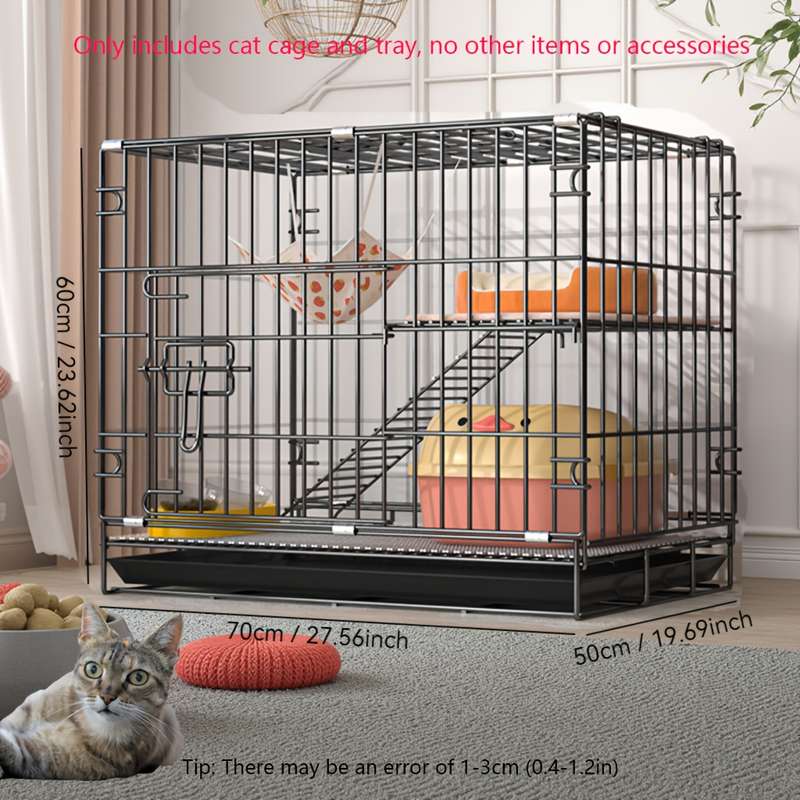 1pc Black Model 2 Layers--LPet Cage