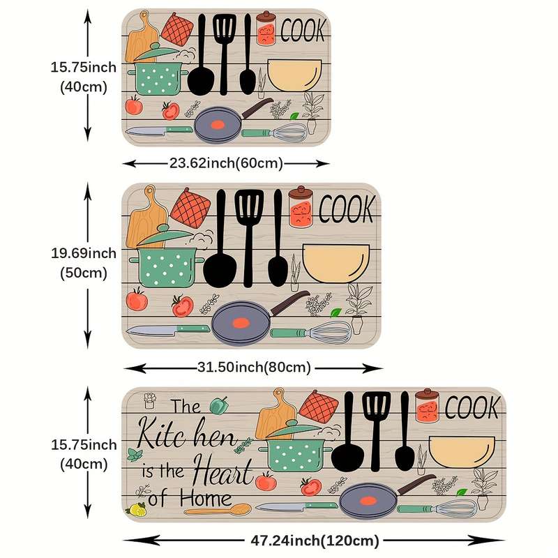 1Pc 19.69x31.50inch 50x80cm Floor Mat
