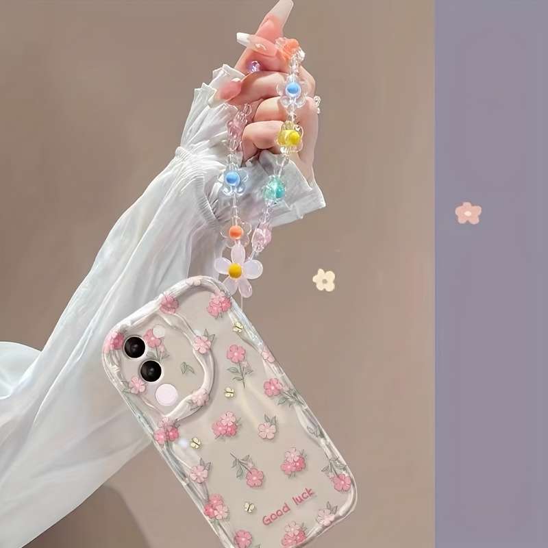 1pc Transparent Pink For Samsung Galaxy A52 5G Phone Cases