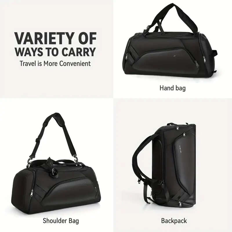 Large Capacity Gym Bag Waterproof Short-distance Travel Bag Dry And Wet Separation Bag Suitable