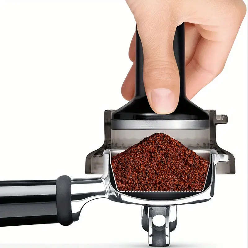 Breville 54mm Portafilter Dosing Funnel With Grinder Trigger - Transparent Grey Plastic