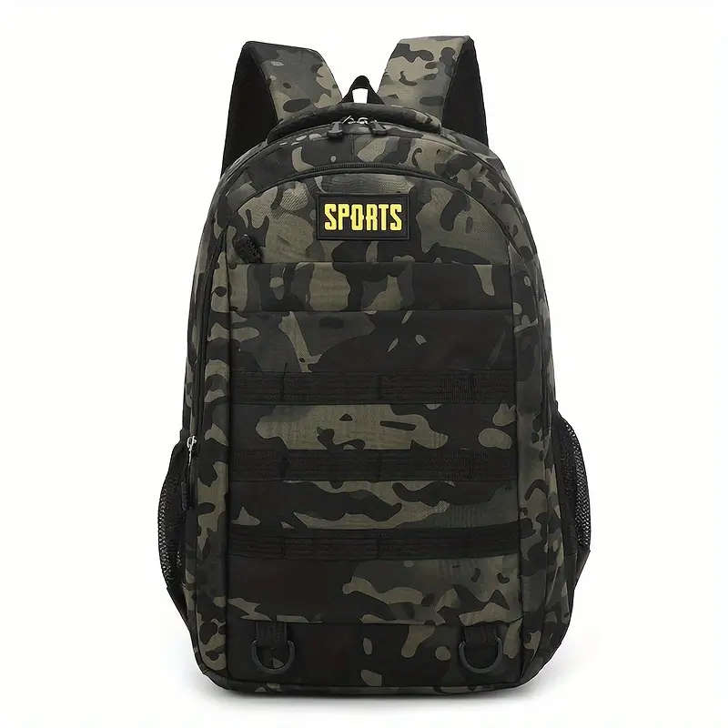 1pc Sleek Urban Men's Versatile Backpack for Travel Camping Cycling Large Capacity Business Laptop