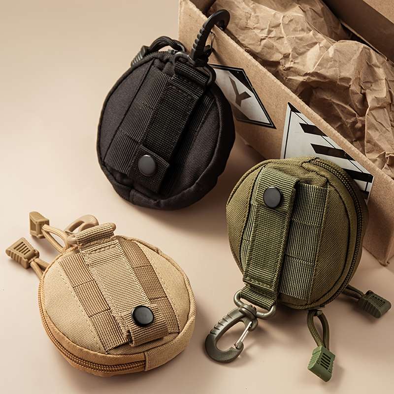 1pc Multifunctional Tactical Pouch Portable Multifunctional Tactical Key Pouch Polyester Nylon M