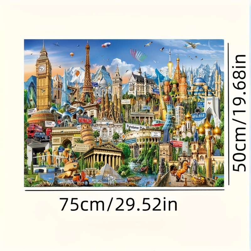 1000 Piece Paper Jigsaw Puzzle For Adults