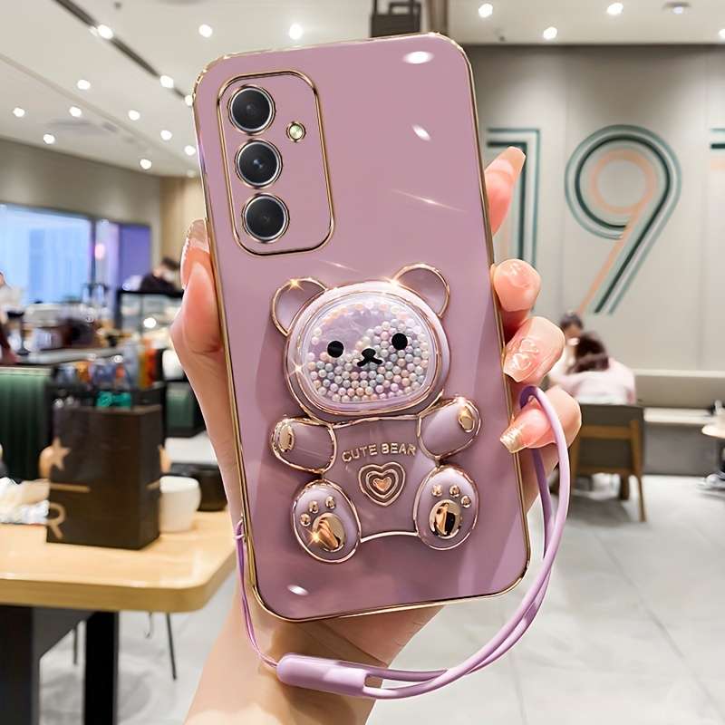 1pc Purple For Samsung Galaxy A55 Phone Cases
