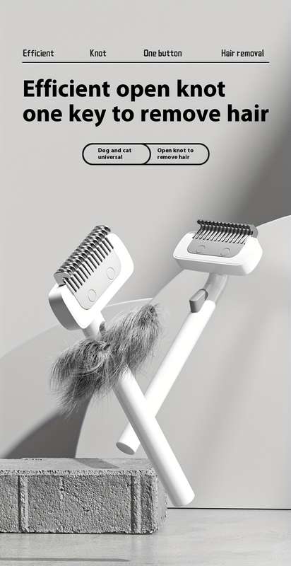 1pc White Pet Comb
