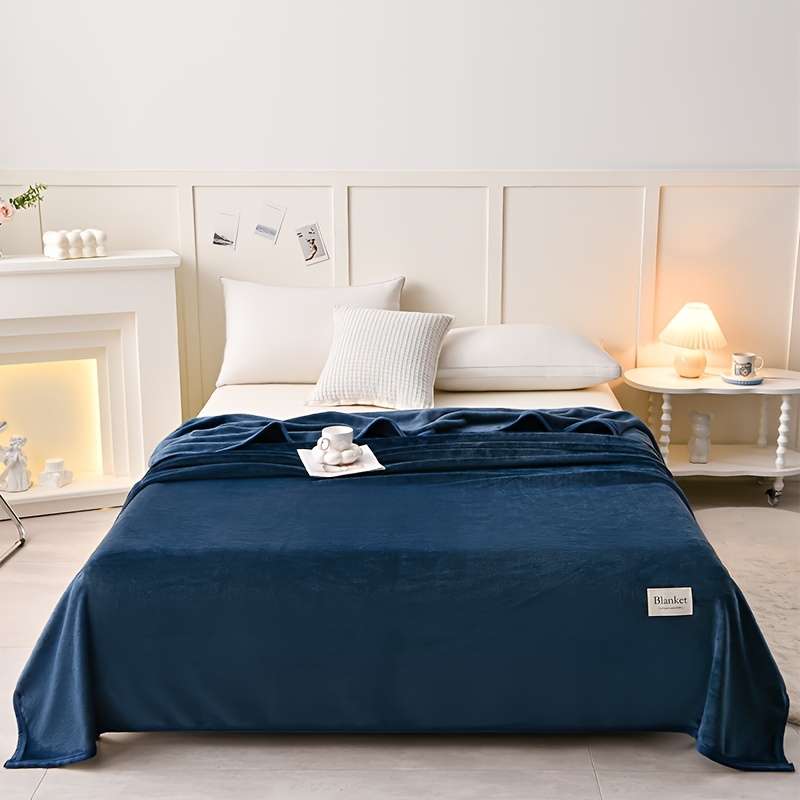 1ps Blanket Color Light Grey size 70x100