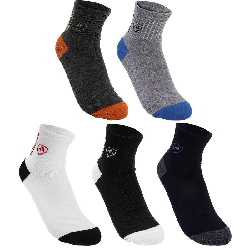 Sock 5 Pairs Of Mixed Colors  One Size