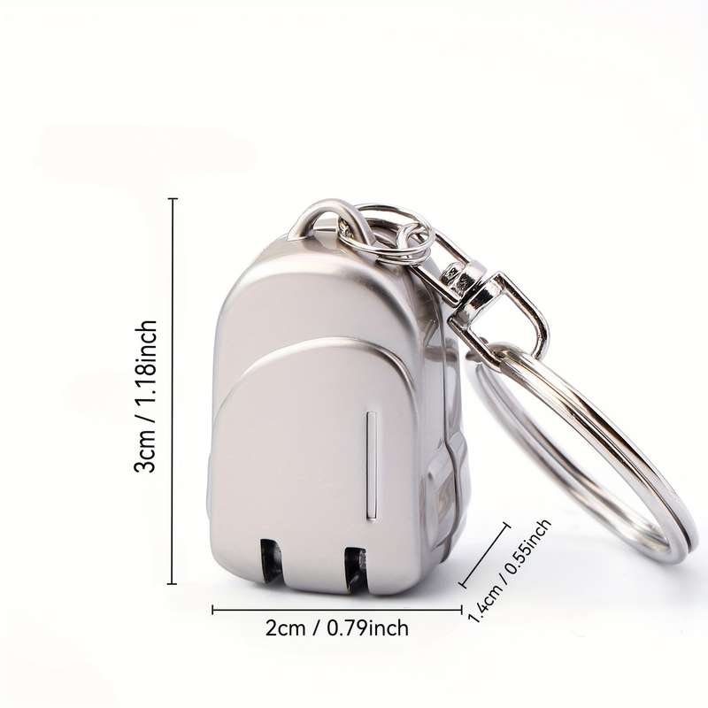 1pc Modern Stainless Steel Nail Clipper with Nail File Straight Blade Portable Clip-On Design