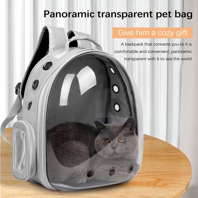 1pc Grey Pet Bag