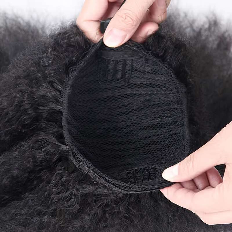 1Pc Black 60.96cm Fashion Design Wig