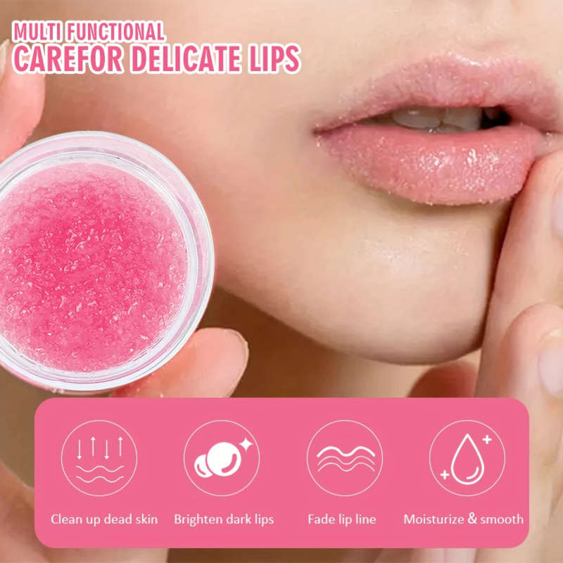 Raspberry Flavored Lip Scrub